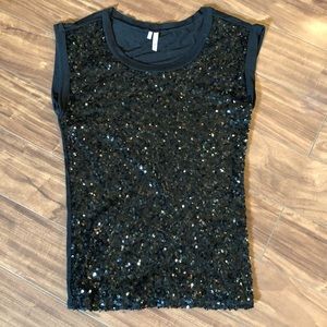 Studio Y (from Maurice’s) black sequins top